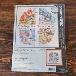 Dimensions 3174 A Season for Everything Stamped Cross Stitch Kit Karen Avery
